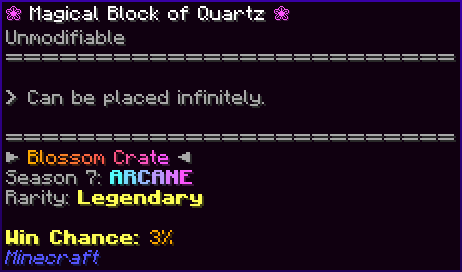 ❀ Magical Block of Quartz ❀