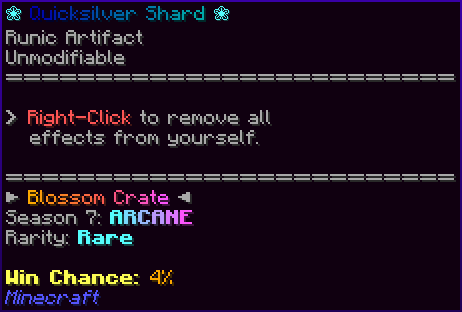 ❀ Quicksilver Shard ❀