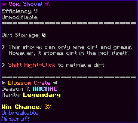 ❀ Void Shovel ❀