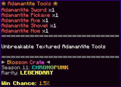 ❀ Adamantite Tools ❀