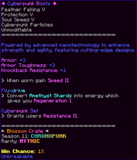 ✦ Cyberpunk Boots ✦