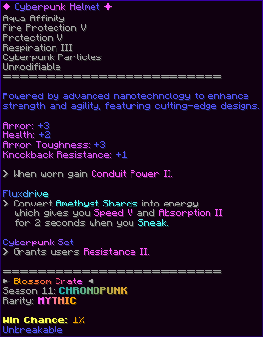 ✦ Cyberpunk Helmet ✦