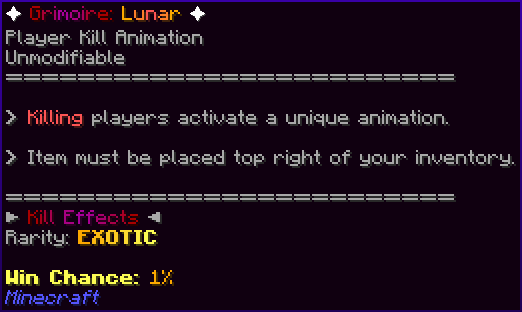 ✦ Grimoire: Lunar ✦