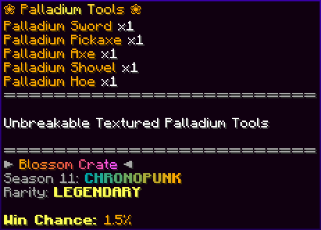 ❀ Palladium Tools ❀
