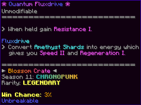 ❀ Quantum Fluxdrive ❀