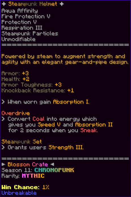 ✦ Steampunk Helmet ✦