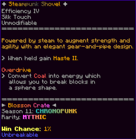 ✦ Steampunk Shovel ✦