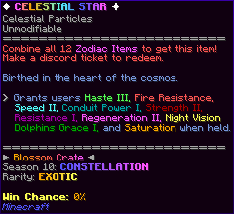 ✦ CELESTIAL STAR ✦