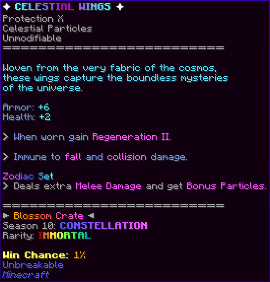 ✦ CELESTIAL WINGS ✦