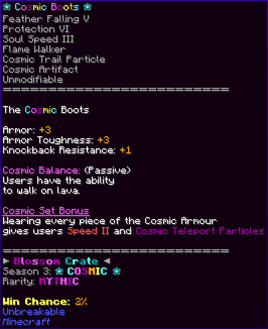 ❀ Cosmic Boots ❀