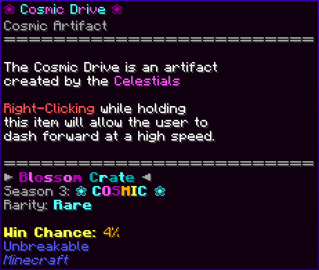 ❀ Cosmic Drive ❀