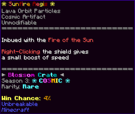 ❀ Sunfire Aegis ❀