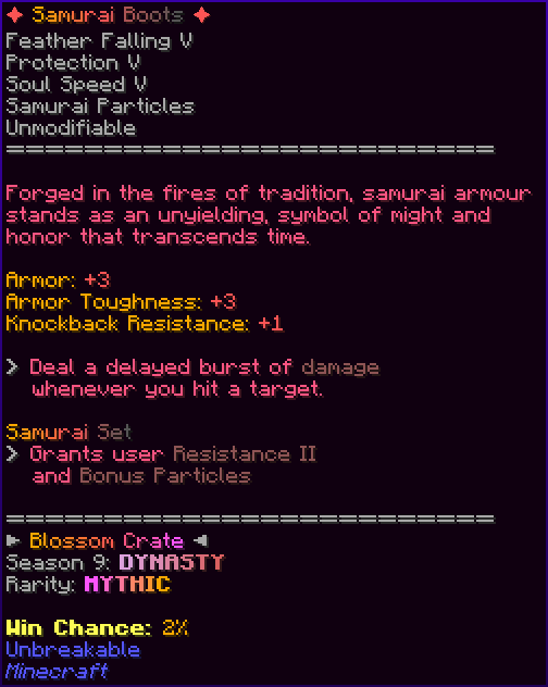 ✦ Samurai Boots ✦