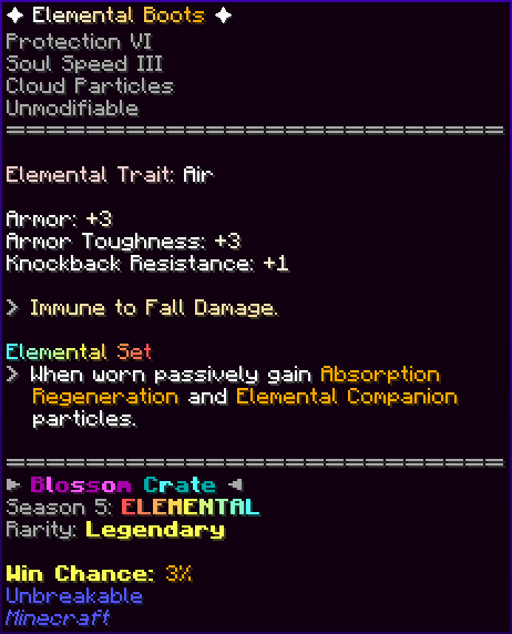 ✦ Elemental Boots ✦