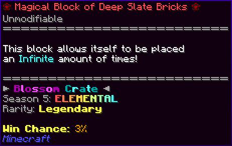 ❀ Magical Block of Deep Slate Bricks ❀