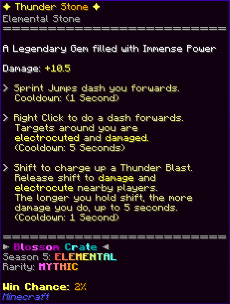 ✦ Thunder Stone ✦