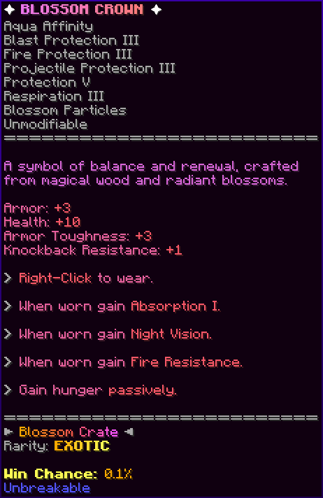 ✦ BLOSSOM CROWN ✦