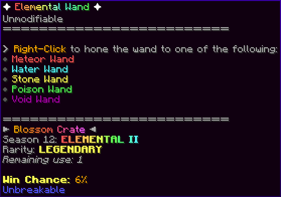 ✦ Elemental Wand ✦