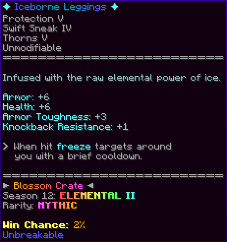 ✦ Iceborne Leggings ✦