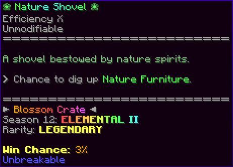 ❀ Nature Shovel ❀