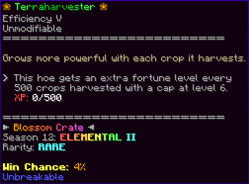 ❀ Terraharvester ❀