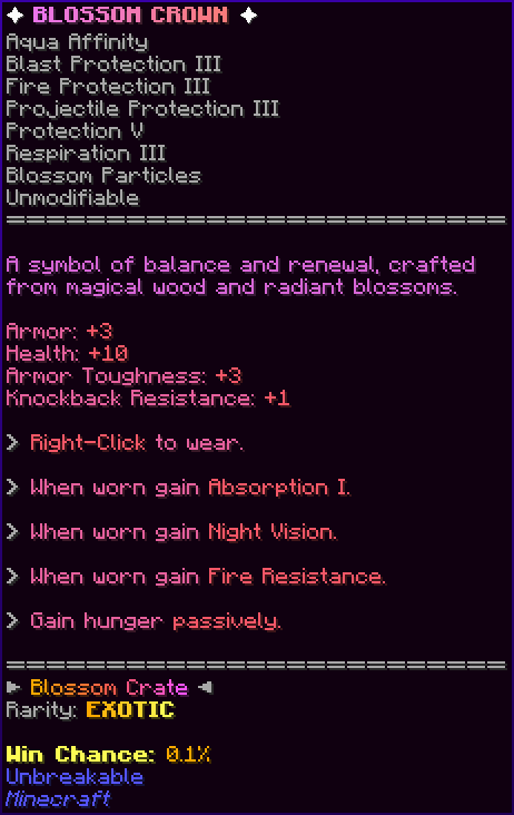 ✦ BLOSSOM CROWN ✦