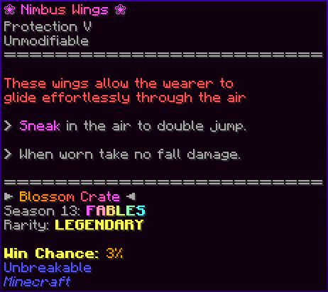 ❀ Nimbus Wings ❀