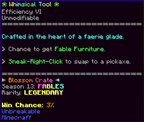 ❀ Whimsical Tool ❀