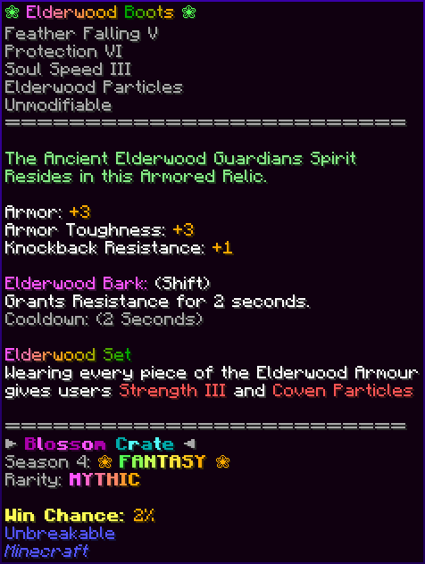❀ Elderwood Boots ❀