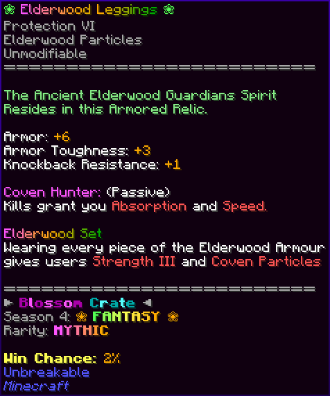 ❀ Elderwood Leggings ❀