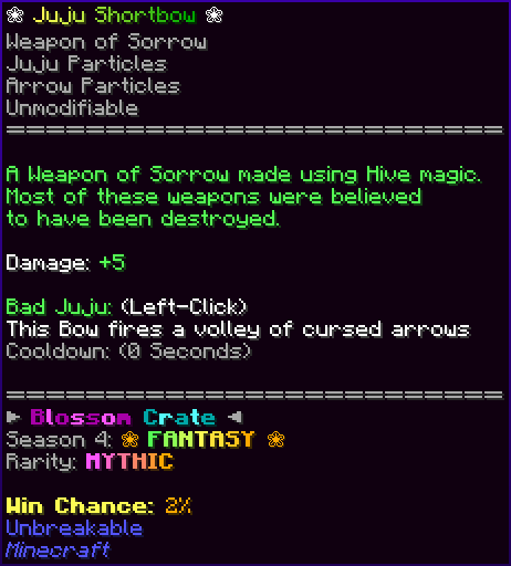 ❀ Juju Shortbow ❀