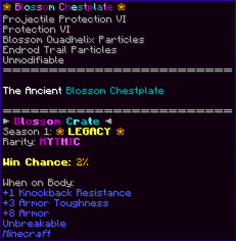 ❀ Blossom Chestplate ❀