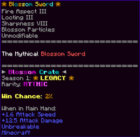 ❀ Blossom Sword ❀