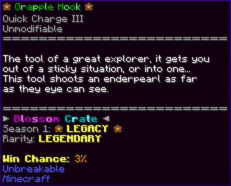 ❀ Grapple Hook ❀