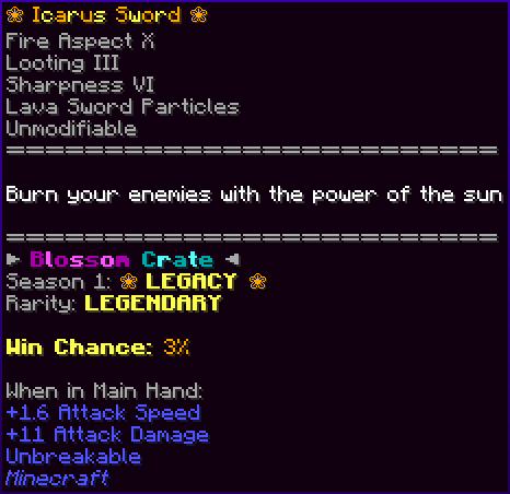 ❀ Icarus Sword ❀