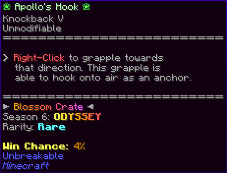 ❀ Apollo's Hook ❀