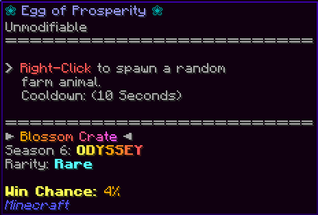 ❀ Egg of Prosperity ❀