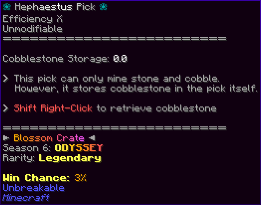 ❀ Hephaestus Pick ❀