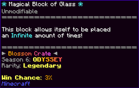 ❀ Magical Block of Glass ❀