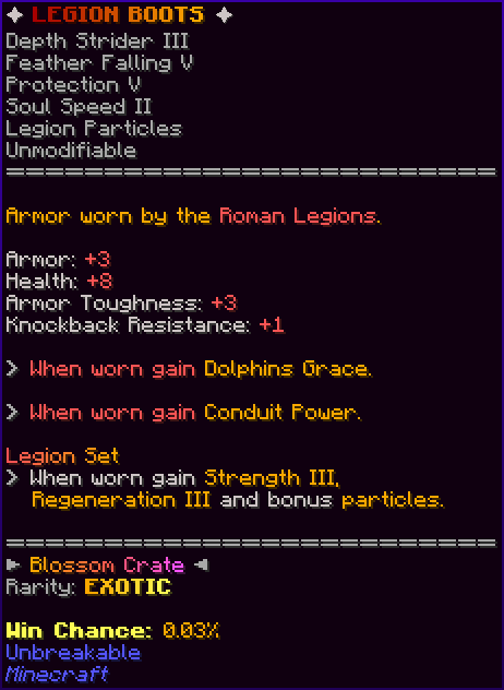 ✦ LEGION BOOTS ✦