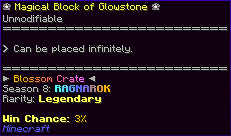 ❀ Magical Block of Glowstone ❀