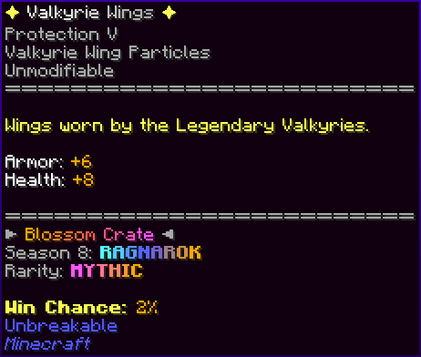 ✦ Valkyrie Wings ✦