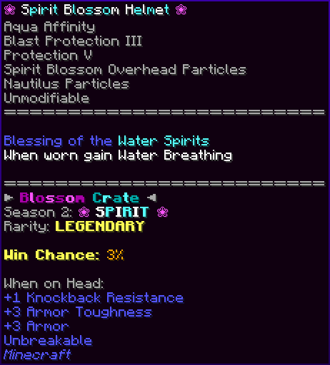 ❀ Spirit Blossom Helmet ❀