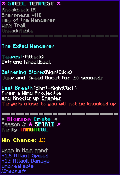 ❀ STEEL TEMPEST ❀