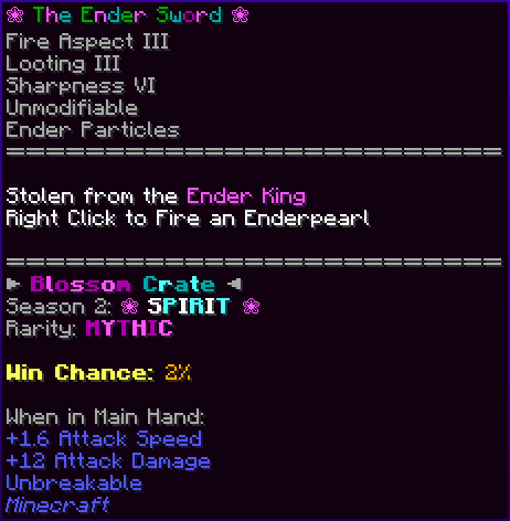 ❀ The Ender Sword ❀